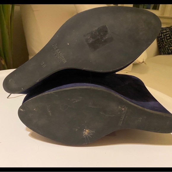 Jil Sander navy suede booties!!! - Picture 4 of 4